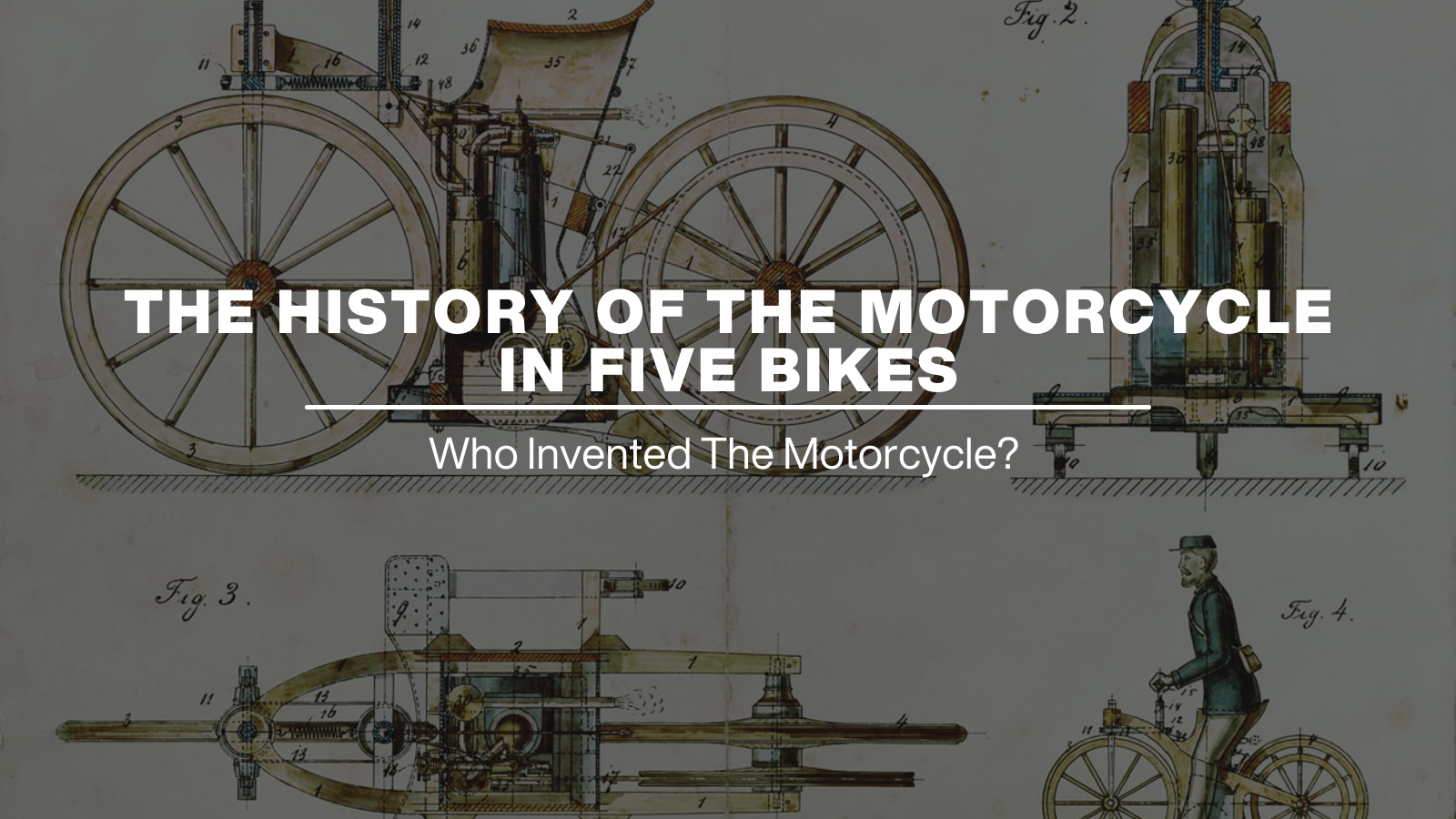 THE HISTORY OF THE MOTORCYCLE IN FIVE BIKES