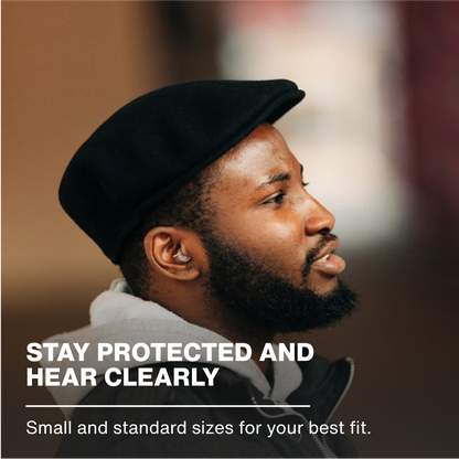 Stay protected and hear clearly - small and standard sized earplugs for your best fit