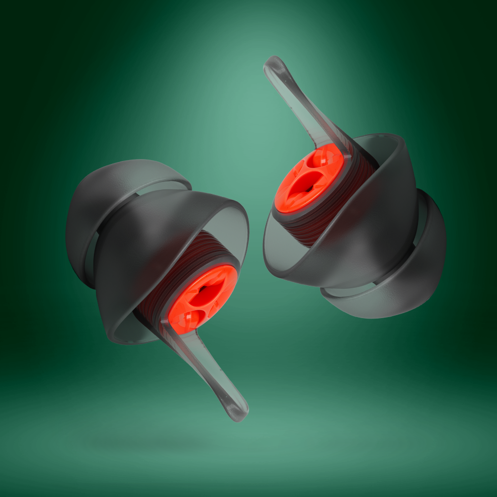 Moto PRO earplugs floating